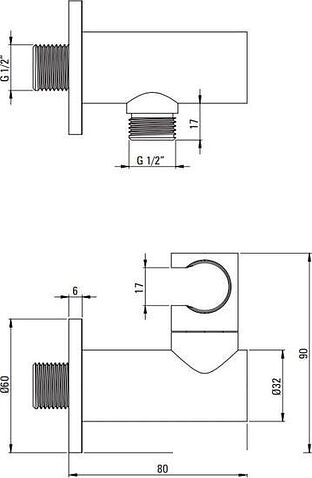 Душевая система  Deante Box Gold BXYZGEBT