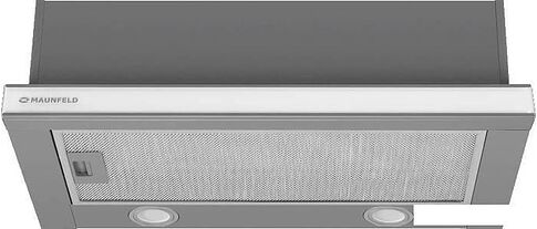 Кухонная вытяжка MAUNFELD VSQ 60 (нержавеющая сталь/белое стекло)