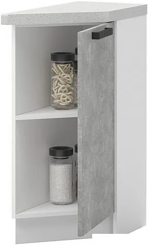 Шкаф напольный Mio Tesoro Пасадена ШНТ 300 (белый/ателье светлое)