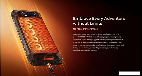 Телефон Oukitel WP58 Pro 8GB/512GB (черный)