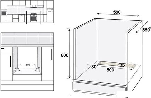 Электрический духовой шкаф Schtoff Decor 950