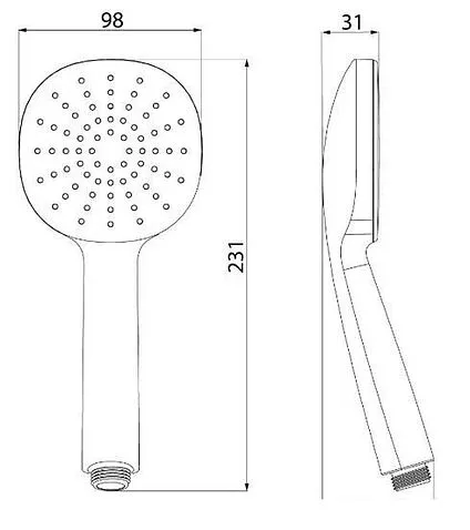 Душевая лейка IDDIS Optima Home OPH1F98i18