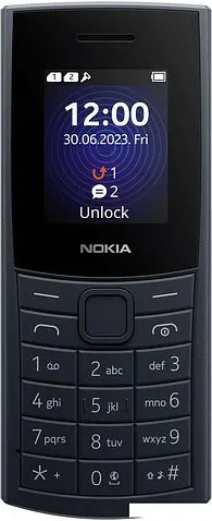 Кнопочный телефон Nokia 110 4G Dual SIM (темно-синий)
