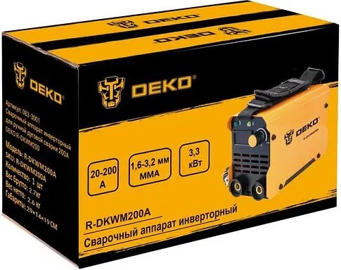 Сварочный инвертор Deko R-DKWM200 083-3001