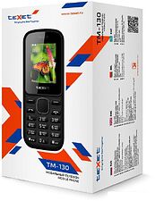 Мобильный телефон TeXet TM-130 (черный/красный)
