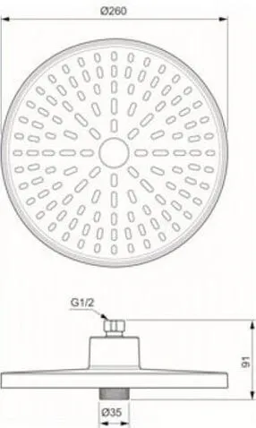 Душевая лейка Ideal Standard BD581AA (хром)