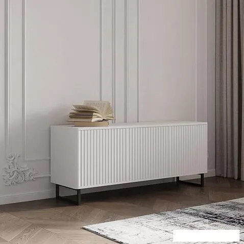 Тумба Shtabe Royal 5041 эко (белый/белый/черный)