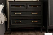 Комод Ангстрем Орландо спальня ОР-100.02 исп.2 (серый уголь)