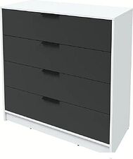 Комод Интерлиния Концепт КТ-К100 (антрацит/белый платинум)