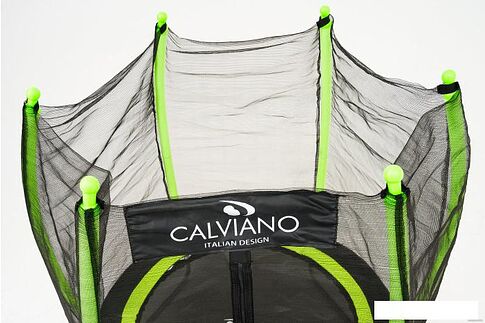 Батут Calviano Outside Master Green 140 см - 4.5ft (внешняя сетка, складной, без лестницы)
