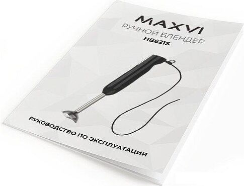 Погружной блендер Maxvi HB621S (белый)