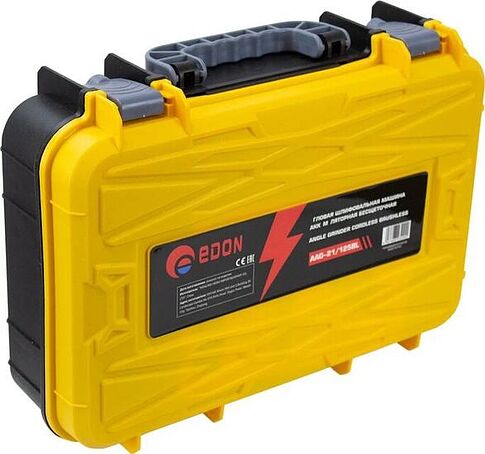 Угловая шлифмашина Edon AAG-21/125BL (с 2-мя АКБ, кейс)