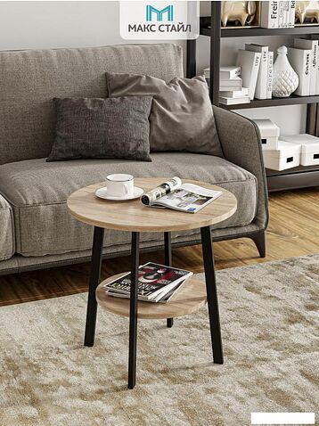 Журнальный столик Макс Стайл СтЖ-525-4-2 (дуб)