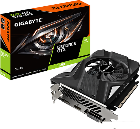 Видеокарта Gigabyte GeForce GTX 1650 D6 4G GV-N1656D6-4GD (rev. 2.0)