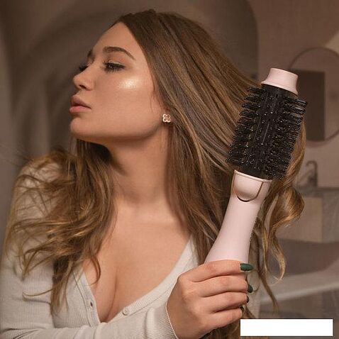 Фен-щетка Endever Aurora-498 (розовый)