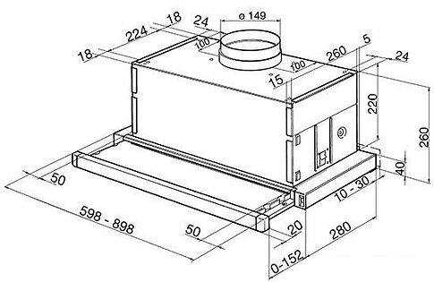 Кухонная вытяжка Smeg KSET66E