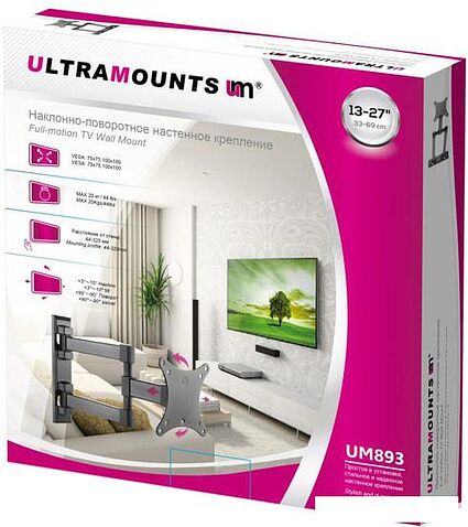 Кронштейн Ultramounts UM893 (черный)