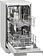 Отдельностоящая посудомоечная машина Krona RIVA 45 FS Metallic