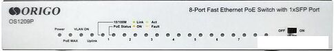Неуправляемый коммутатор Origo OS1209P/80W/A1A