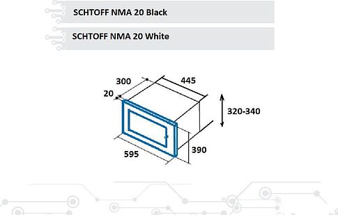 Микроволновая печь Schtoff NMA 20 White