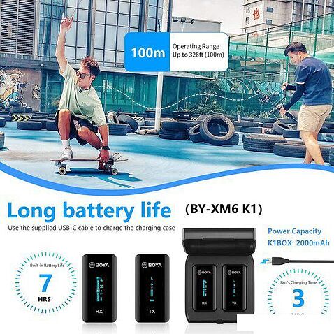 Радиосистема BOYA BY-XM6-K1