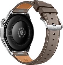 Умные часы Huawei Watch GT 6 46 мм (серебристый, с коричневым кожаным ремешком, международная версия)