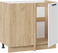 Шкаф напольный Трия Лорас 1Н9У (дуб крафт золотой/холст белый) Шкаф напольный Трия Лорас 1Н9У (дуб крафт золотой/холст белый)