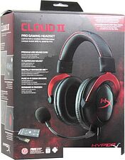 Наушники с микрофоном HyperX Cloud II (красный)