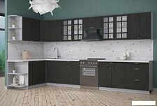 Готовая кухня Интерлиния Берес 1.5x2.3 правая (дуб английский/бискайская сосна) Готовая кухня Интерлиния Берес 1.5x2.3 правая (дуб английский/бискайская сосна)
