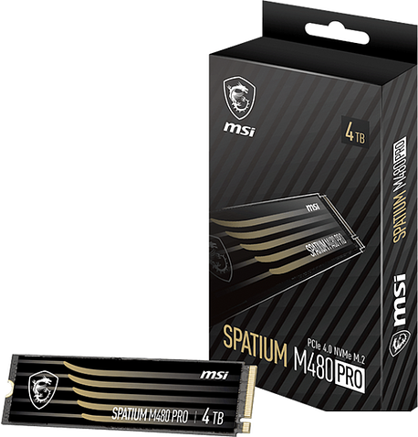 SSD MSI Spatium M480 Pro 4TB S78-440R050-P83
