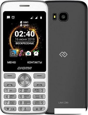 Мобильный телефон Digma Linx C280 (черный)