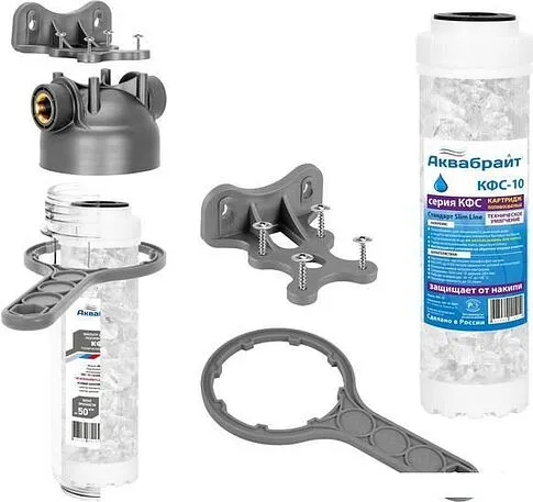 Магистральный фильтр Аквабрайт АБФ-КФС-10/34
