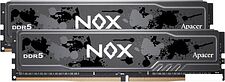 Оперативная память Apacer NOX 2x32ГБ DDR5 5200 МГц AH5U64G52C522MBAA-2 Оперативная память Apacer NOX 2x32ГБ DDR5 5200 МГц AH5U64G52C522MBAA-2