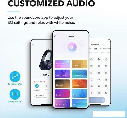 Наушники Anker Soundcore Q20i (черный)