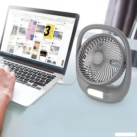 Вентилятор Evolution AirLeaf AL-101 (серый)