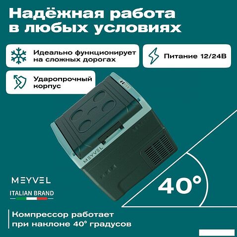 Компрессорный автохолодильник Meyvel AF-N20 20л (черный)