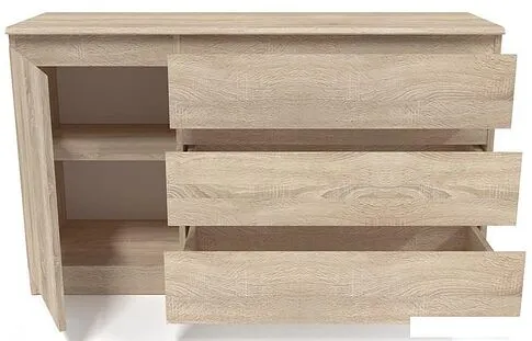 Тумба Евва Турин ТР-1D3S/S (дуб сонома)