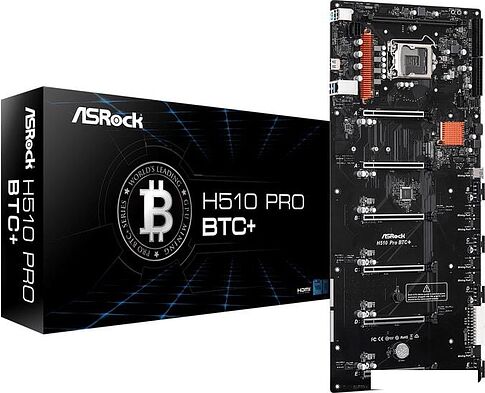 Материнская плата ASRock H510 Pro BTC+
