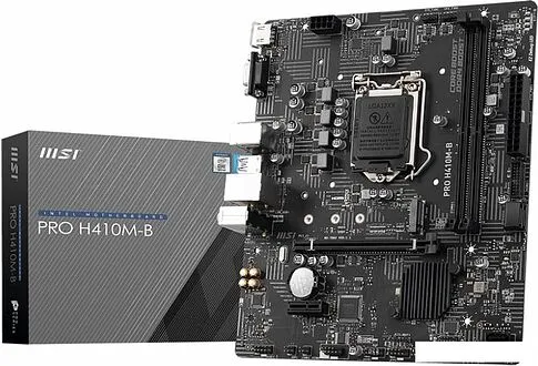 Материнская плата MSI PRO H410M-B