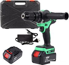 Ударная дрель-шуруповерт Zitrek Green Impact 18V 063-4045 (с 2-мя АКБ, кейс) Ударная дрель-шуруповерт Zitrek Green Impact 18V 063-4045 (с 2-мя АКБ, кейс)