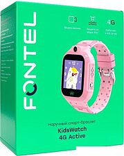 Детские умные часы Fontel Kidswatch 4G Active (розовый)