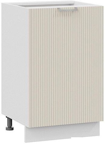 Шкаф напольный Трия Кимберли 1Н5 (белый/крем)