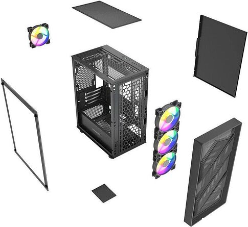 Корпус Powercase Mistral Micro EM21 CMMEM21B-L4