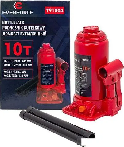 Бутылочный домкрат Everforce EF-T91004 10т