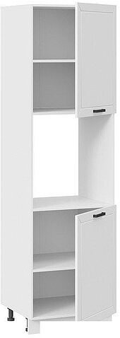 Шкаф напольный Трия Лорас 1П6 (белый/холст белый)