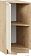 Шкаф напольный Трия Бьянка 1Н3Т (дуб крафт золотой/дуб ваниль)