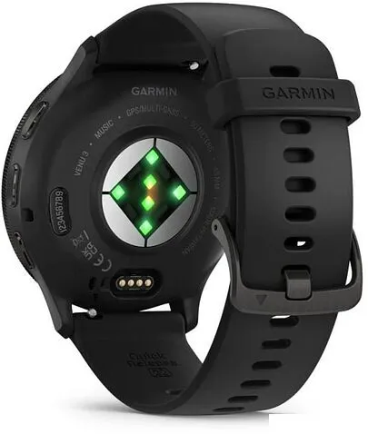 Умные часы Garmin Venu 3 (черный, с силиконовым ремешком)