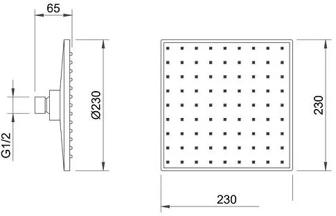 Душевая система  Berges Wasserhaus Nardis 3S 071012