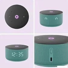 Умная колонка Яндекс Станция Мини 3 с часами (бирюзовый)