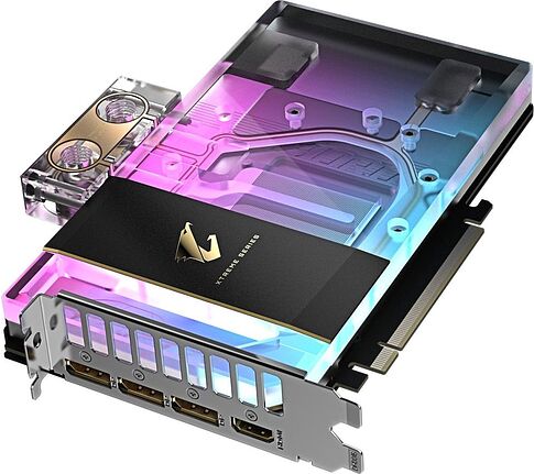 Видеокарта Gigabyte Aorus GeForce RTX 5080 Xtreme Waterforce WB 16G GV-N5080AORUSX WB-16GD